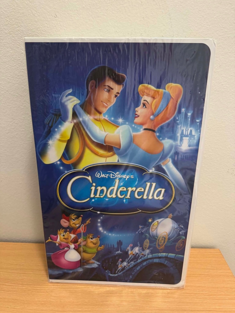Disney’s Cinderella Classic VHS Boxed Silk Touch Throw, 50" x 70" NWT